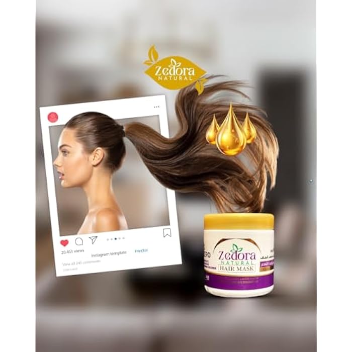 Zedora Hair Mask 600 g - Image 3